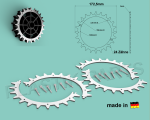 Spikes Offroad Profil BOSCH Indego XS300 S+350 S500 S+500 M700 M+700